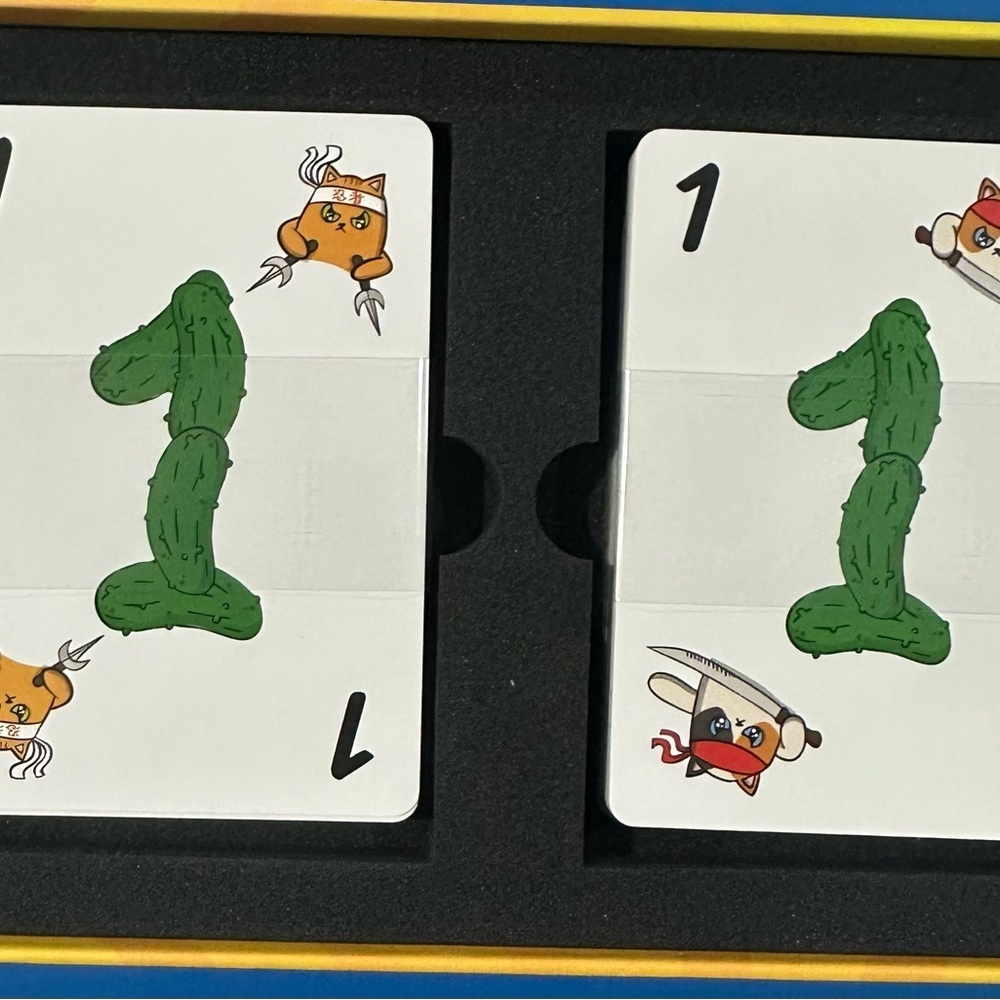 Ninja Cat Cucumber Attack Game. Open Box. Never used. Cards still have plastic - Picture 3 of 3